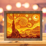 Starry Night - Paper Cutting Light Box - LightBoxGoodman