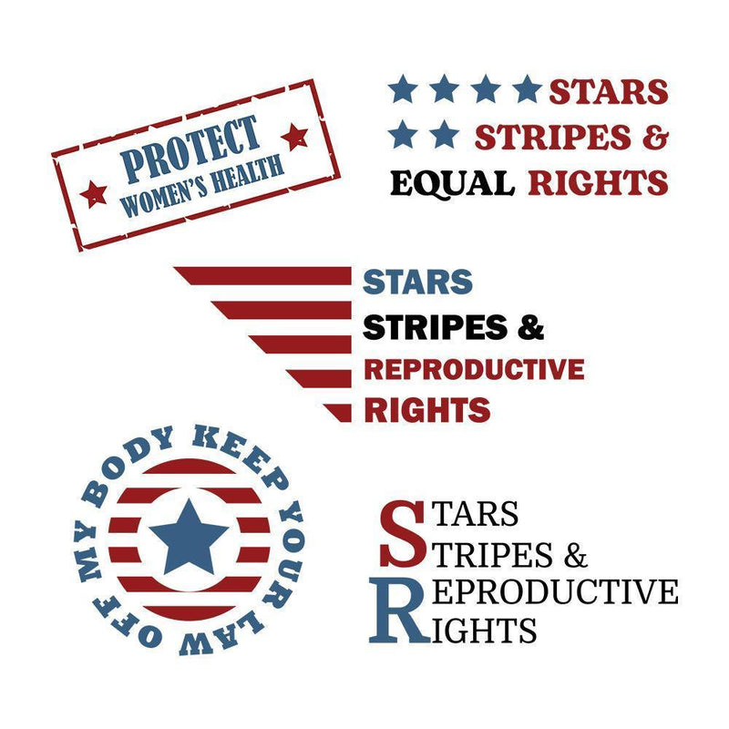Stars Stripes And Reproductive Rights - Cricut File - Svg, Png, Dxf, Eps - LightBoxGoodMan - LightboxGoodman