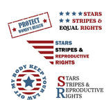 Stars Stripes And Reproductive Rights - Cricut File - Svg, Png, Dxf, Eps - LightBoxGoodMan
