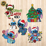Stitch Christmas - Cricut File - Svg, Png, Dxf, Eps - LightBoxGoodMan - LightboxGoodman