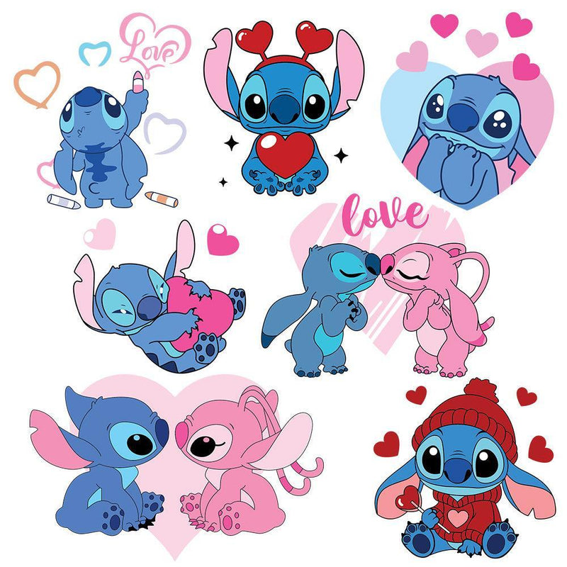 Stitch Valentine - Cricut File - Svg, Png, Dxf, Eps - LightBoxGoodMan - LightboxGoodman