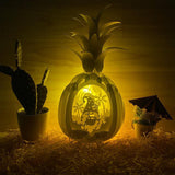 Summer Gnome - Pineapple Pop-Up File - Cricut File - LightBoxGoodMan