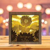 Sunflower 1 - Paper Cutting Light Box - LightBoxGoodman - LightboxGoodman