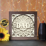 Sunflower Dad - Paper Cutting Light Box - LightBoxGoodman - LightboxGoodman