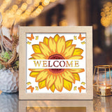 Sunflower – Paper Cut Light Box File - Cricut File - 20x20cm - LightBoxGoodMan - LightboxGoodman