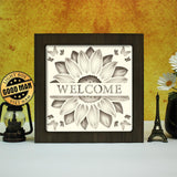 Sunflower – Paper Cut Light Box File - Cricut File - 20x20cm - LightBoxGoodMan - LightboxGoodman