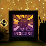Sunshine - Paper Cutting Light Box - LightBoxGoodman - LightboxGoodman