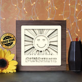 Sunshine - Paper Cutting Light Box - LightBoxGoodman - LightboxGoodman