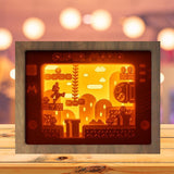 Super Mario 1 - Paper Cutting Light Box - LightBoxGoodman - LightboxGoodman
