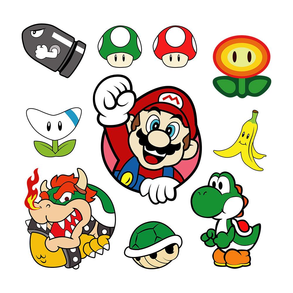 Super Mario 2 - Cricut File - Svg, Png, Dxf, Eps - LightBoxGoodMan - LightboxGoodman