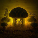 Super Mario - 3D Pop-up Light Box Mushroom File - Cricut File - LightBoxGoodMan