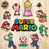 Super Mario - Cricut File - Svg, Png, Dxf, Eps - LightBoxGoodMan - LightboxGoodman