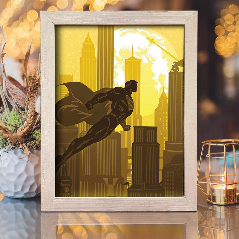 Superman 1 – Paper Cut Light Box File - Cricut File - 20x26cm - LightBoxGoodMan - LightboxGoodman