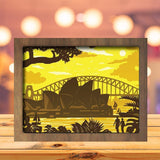 Sydney Opera House - Paper Cutting Light Box - LightBoxGoodman - LightboxGoodman