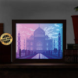 Taj Mahal - Paper Cut Light Box File - Cricut File - 8x10 Inches - LightBoxGoodMan - LightboxGoodman