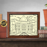 Taj Mahal - Paper Cut Light Box File - Cricut File - 8x10 Inches - LightBoxGoodMan - LightboxGoodman