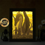 Tales From Earthsea 2 - Paper Cut Light Box File - Cricut File - 20x26cm - LightBoxGoodMan - LightboxGoodman