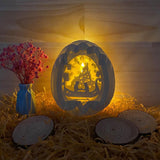 Tangled - Easter Egg 3D Pop-up File - Cricut File - 5.8x4.8