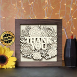 Thank You - Paper Cutting Light Box - LightBoxGoodman - LightboxGoodman