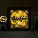 Thankful 1 – Paper Cut Light Box File - Cricut File - 20x20cm - LightBoxGoodMan - LightboxGoodman