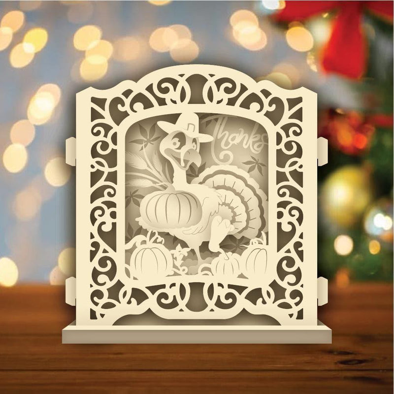 Thanksgiving Day 2 - Pop-up Light Box File - Cricut File - LightBoxGoodMan - LightboxGoodman