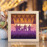 The Beatles 2 – Paper Cut Light Box File - Cricut File - 8x8 inches - LightBoxGoodMan