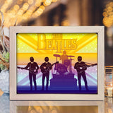 The Beatles – Paper Cut Light Box File - Cricut File - 8x10 inches - LightBoxGoodMan - LightboxGoodman