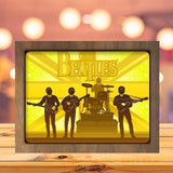 The Beatles - Paper Cutting Light Box - LightBoxGoodman
