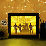 The Beatles - Paper Cutting Light Box - LightBoxGoodman - LightboxGoodman
