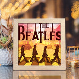 The Beatles Walking in the Abbey Road 2 – Paper Cut Light Box File - Cricut File - 20x20cm - LightBoxGoodMan - LightboxGoodman