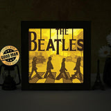 The Beatles Walking in the Abbey Road 2 – Paper Cut Light Box File - Cricut File - 20x20cm - LightBoxGoodMan - LightboxGoodman