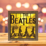 The Beatles Walking in the Abbey Road 2 - Paper Cutting Light Box - LightBoxGoodman
