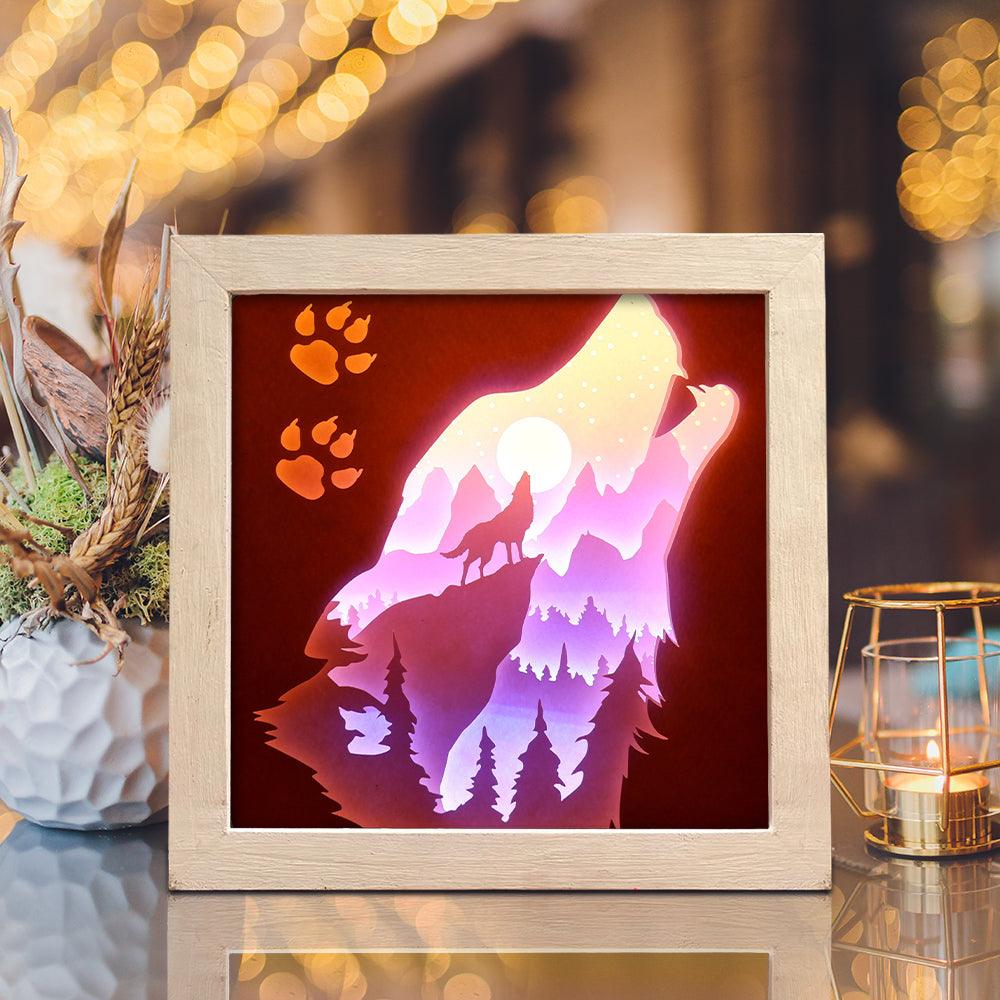 The Call Of The Wild 1 – Paper Cut Light Box File - Cricut File - 20x20cm - LightBoxGoodMan - LightboxGoodman
