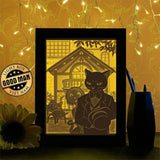 The Cat Returns - Paper Cutting Light Box - LightBoxGoodman - LightboxGoodman