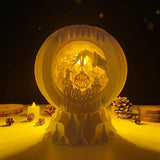 The Grinch - 3D Pop-up Light Box Globe File - Cricut File - LightBoxGoodMan - LightboxGoodman