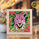 The Jaguar – Paper Cut Light Box File - Cricut File - 8x8 inches - LightBoxGoodMan - LightboxGoodman