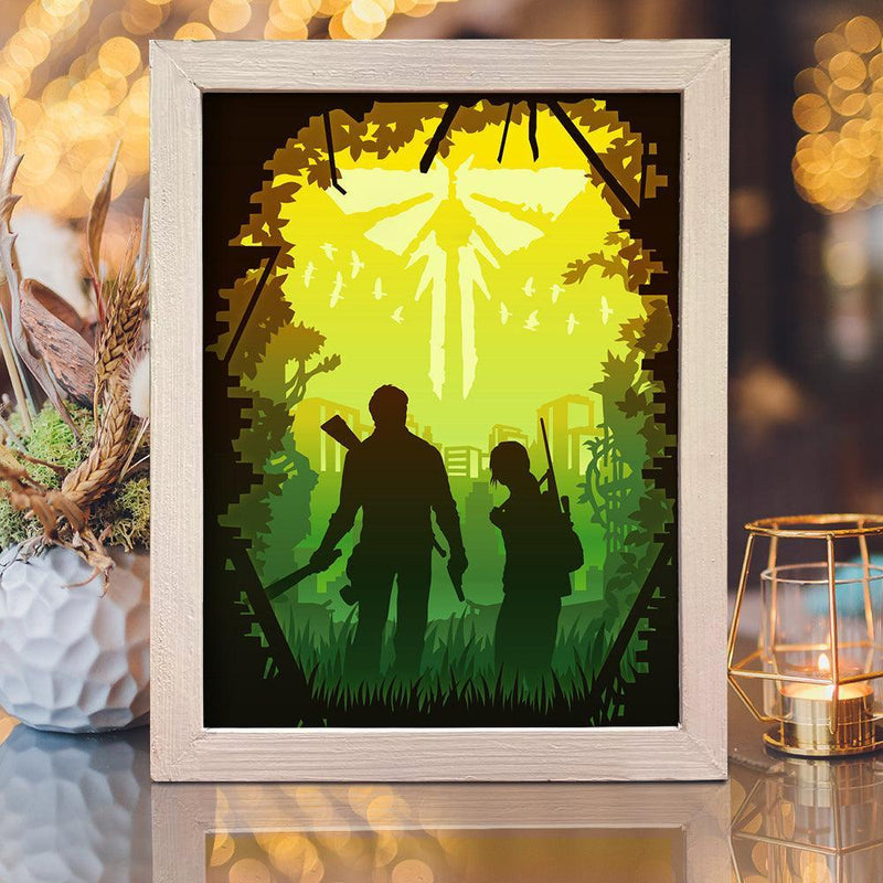 The Last of Us - Paper Cut Light Box File - Cricut File - 20x26cm - LightBoxGoodMan - LightboxGoodman
