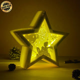 The Little Prince - Paper Cut Star Light Box File - Cricut File - 20x21cm - LightBoxGoodMan - LightboxGoodman