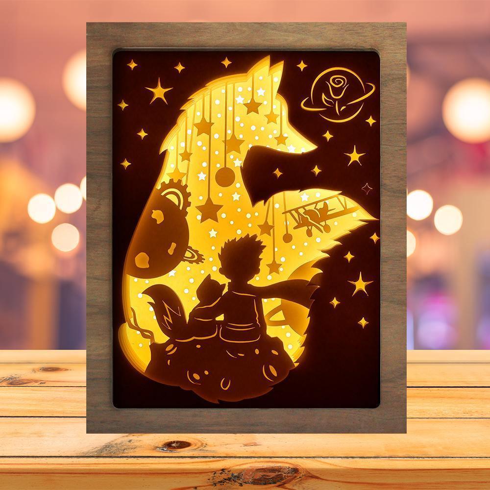 The Little Prince - Paper Cutting Light Box - LightBoxGoodman - LightboxGoodman