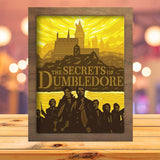 The Secrets Of Dumbledore - Paper Cutting Light Box - LightBoxGoodman - LightboxGoodman
