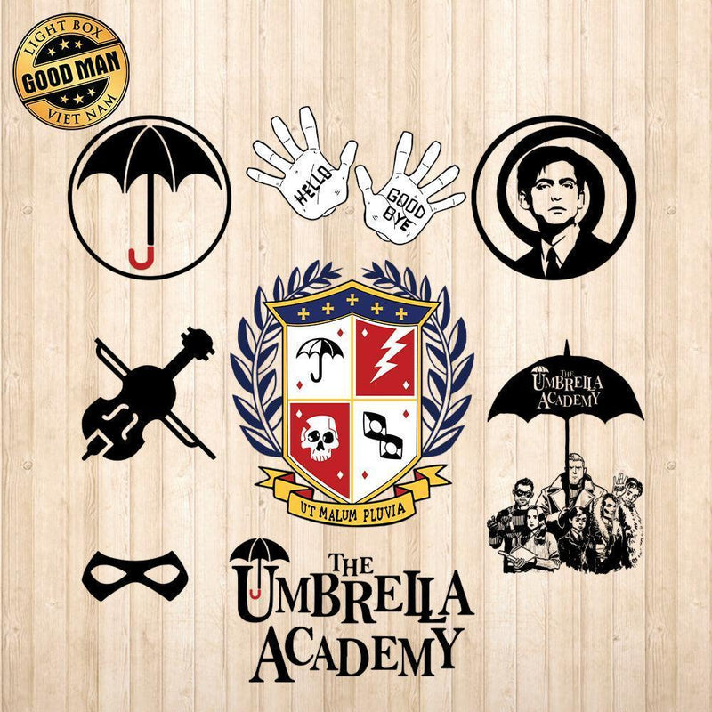 The Umbrella Academy - Cricut File - Svg, Png, Dxf, Eps - LightBoxGoodMan - LightboxGoodman