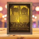 Thor Love And Thunder - Paper Cutting Light Box - LightBoxGoodman