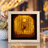 Tinker Bell 2 Square – Paper Cut Light Box File - Cricut File - 20x20cm - LightBoxGoodMan - LightboxGoodman