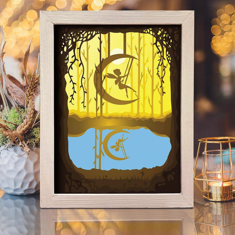 Tinker Bell 3 – Paper Cut Light Box File - Cricut File - 20x26cm - LightBoxGoodMan - LightboxGoodman