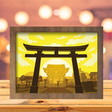Torii gate - Paper Cutting Light Box - LightBoxGoodman
