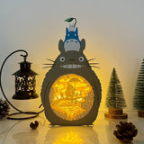 Totoro 1 - Totoro Papercut Lightbox File - 11x6.3" - Cricut File - LightBoxGoodMan - LightboxGoodman