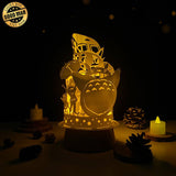 Totoro - 3D Dome Lantern File - Cricut File - LightBoxGoodMan - LightboxGoodman