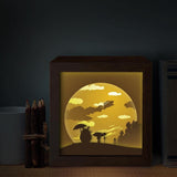 Totoro 5 – Paper Cut Light Box File - Cricut File - 20x20cm - LightBoxGoodMan - LightboxGoodman
