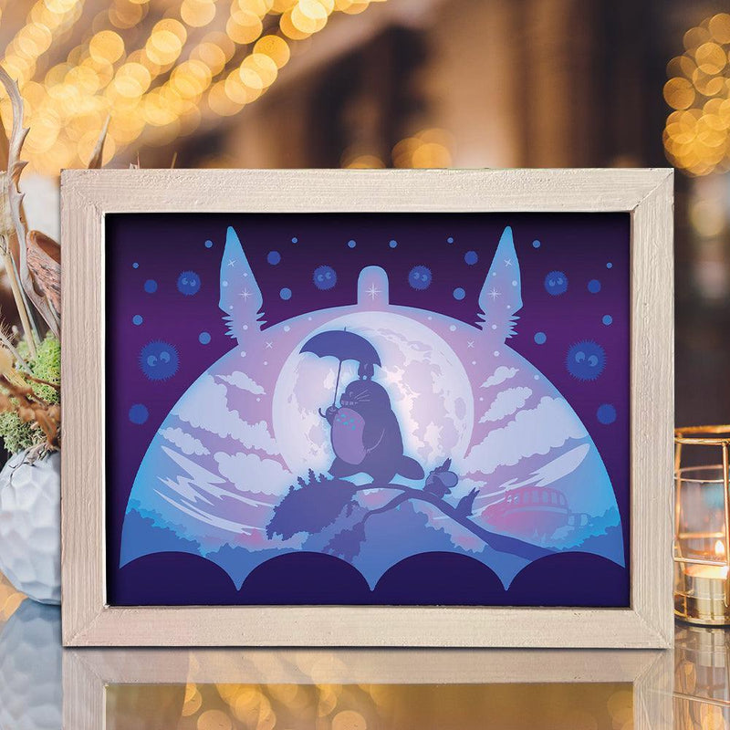 Totoro 7 – Paper Cut Light Box File - Cricut File - 20x26cm - LightBoxGoodMan - LightboxGoodman