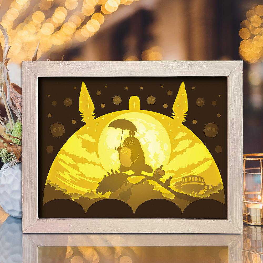 Totoro 7 – Paper Cut Light Box File - Cricut File - 20x26cm - LightBoxGoodMan - LightboxGoodman
